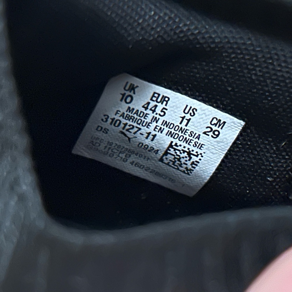 Puma Men's Black and Red Athletic Shoes - Picture 10 of 10
